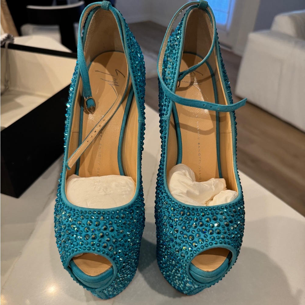 Giuseppe Zanotti karina embellished platform pumps
